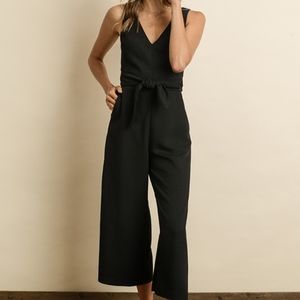NWT Cut Out Wrap Jumpsuit Black